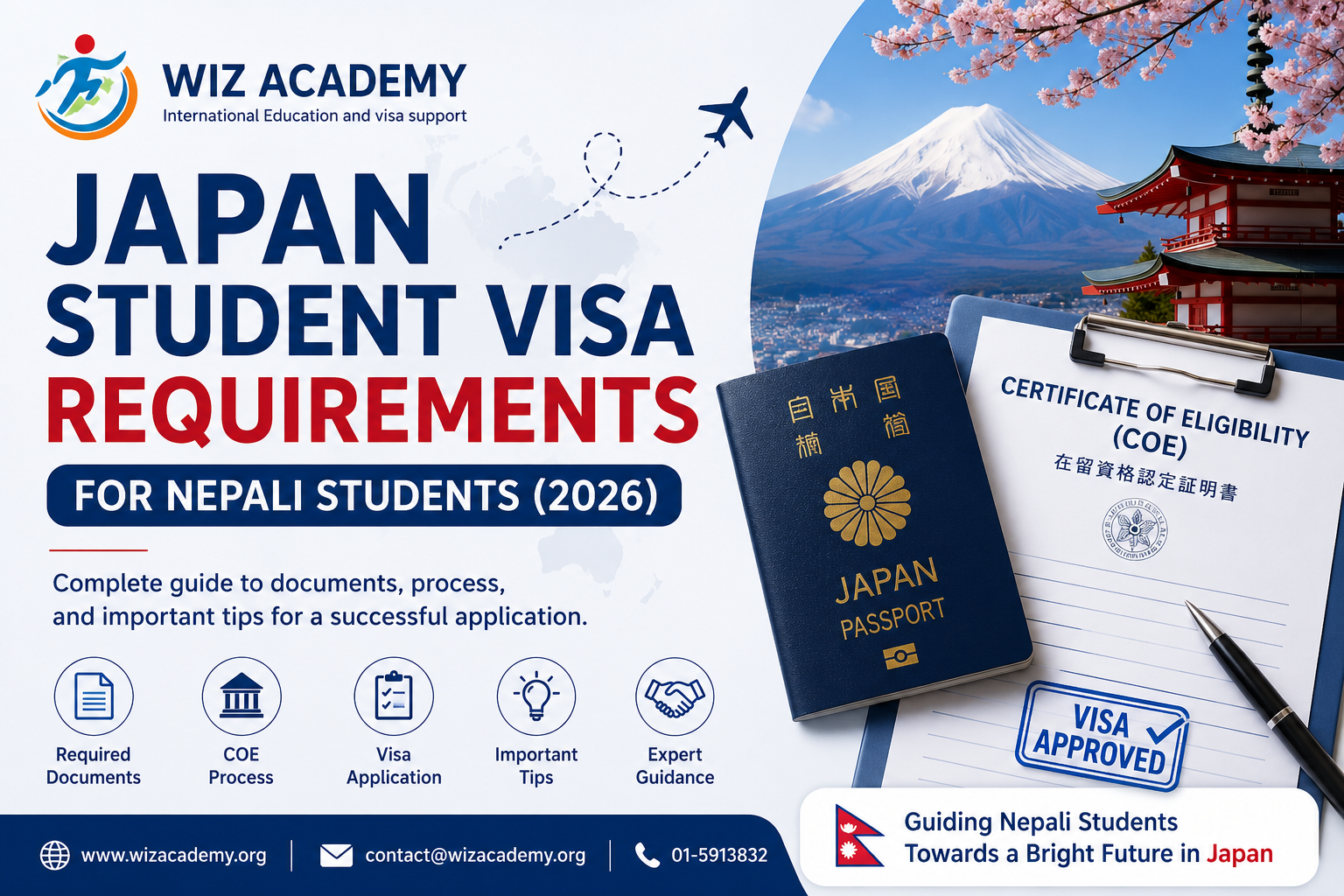 Japan Student Visa Requirements for Nepali Students (2026)
